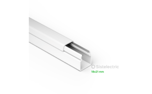 Cablecanal Sistelectric 18x21 C/retenedor