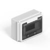 Caja-IP65-9-polos-DIN-blanco-1.png Caja IP65 - 9 polos DIN