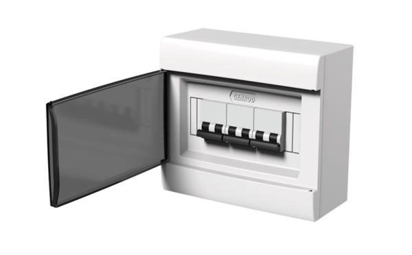 Caja de sobreponer DIN 8 módulos