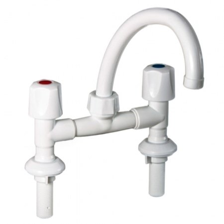 Mezcladora de mesada pico curvo móvil